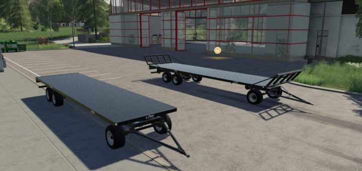 Мод прицеп Fliegl DPW 180 Roundbale Autoload v0.0.2.0 FS19