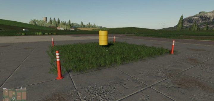 Мод Grass Patch Set V1.0.0.0 Farming Simulator 2019