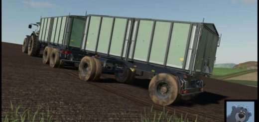 Мод прицеп HKD-302 with color choice v1.0 FS19