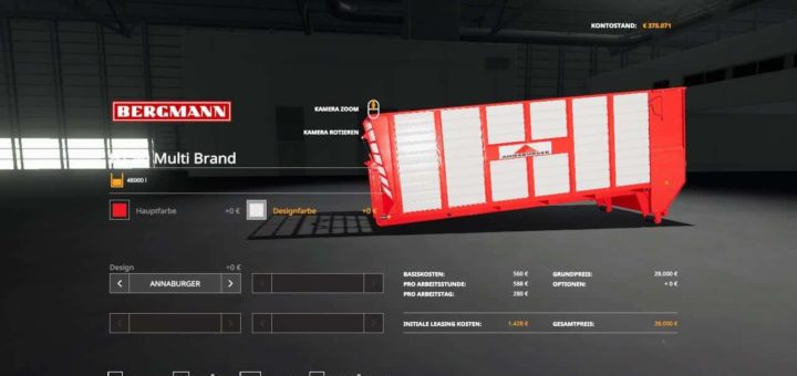 Мод модуль HT 50 Multibrand v1.0.0.0 Farming Simulator 19