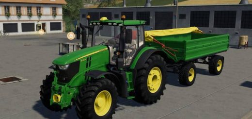 Мод прицеп HW 80 Multicolor v1.0 Farming Simulator 19