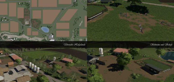 Мод карта Hofbrunn Map v1.2 Farming Simulator 19