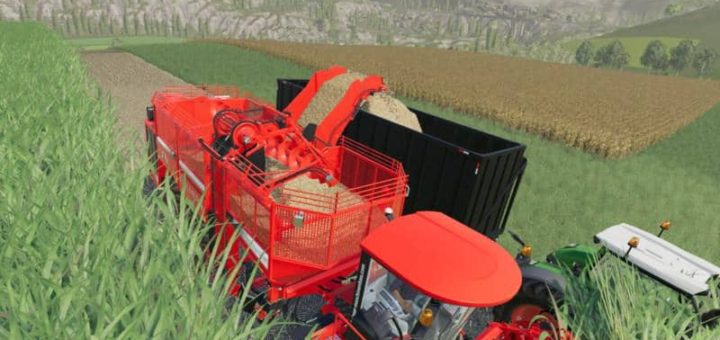 Мод Holmer Terra Dos T4 + Holmer HR12 for Sugarcane v1.0 FS19