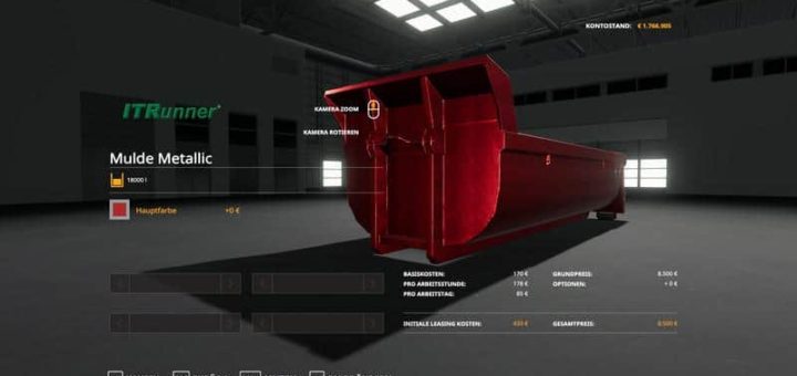Мод ПАК ITRunner Pack Metallic Edition v1.0 Farming Simulator 19