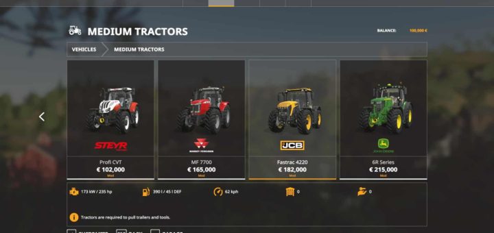 Мод ПАК Iconik Medium Tractors v1.0.0 Farming Simulator 2019