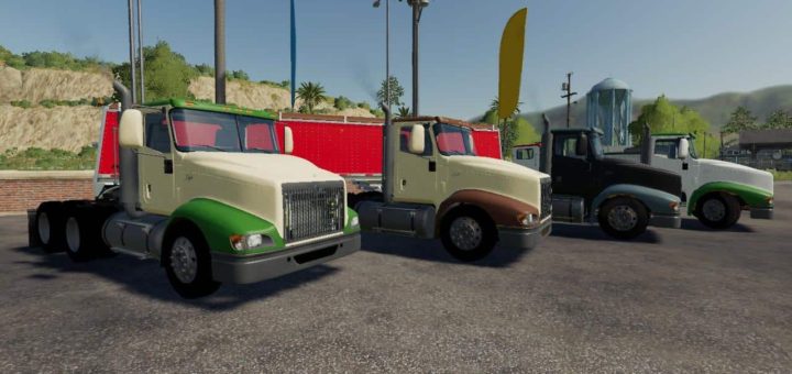 Мод тягач International Eagle 9400 v1.0.0.0 Farming Simulator 19