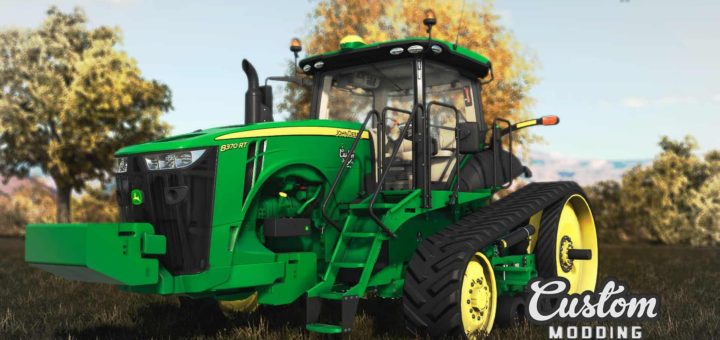 Мод трактор John Deere 8RT V1.0.0.0 Farming Simulator 19