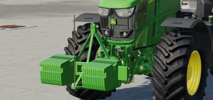 Мод противовес John Deere Double Weight v1.0 FS19