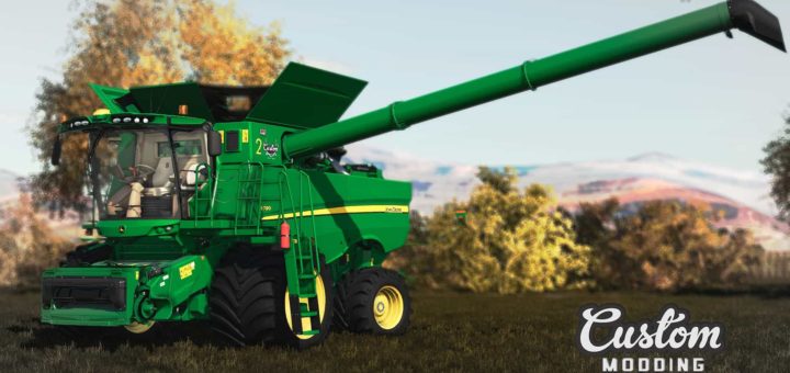 Мод комбайн John Deere S700 V1.0.0.0 Farming Simulator 2019