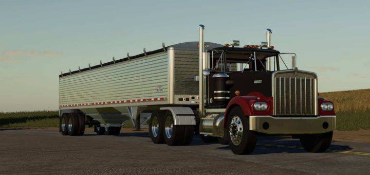 Мод тягач Kenworth W900a Truck 1776 V1.0 Farming Simulator 19