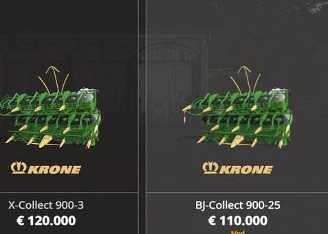 Мод жатка Krone Feldhachsler with 25km/h v1.0 Mod FS19