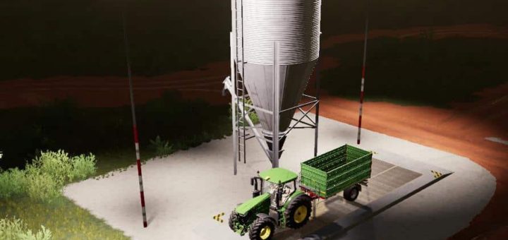 Мод фонари LARGE FARM LIGHTS WITH SHADOWS V1.0 FS19