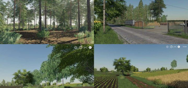 Мод карта Lipinki Map v3.0 Farming Simulator 2019