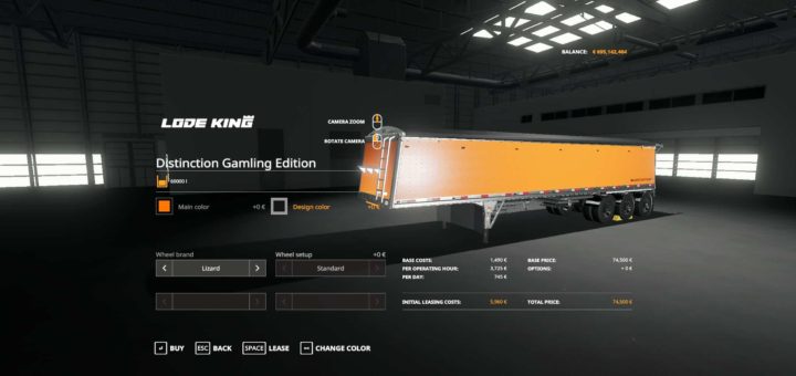 Мод прицеп LodeKing Distinction Gamling Edition 1.0.0.0 FS19