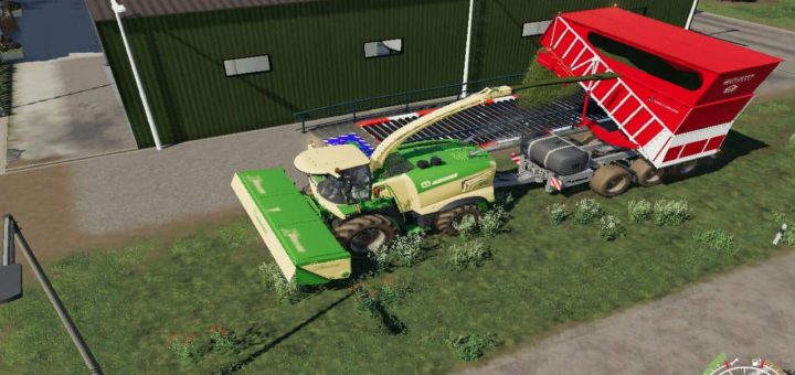 Мод прицеп Massey Ferguson Krone Cargo v1.0.0.1 FS19