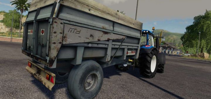 Мод прицеп Maupu 10t tipper rather oldschool Farming Simulator 19