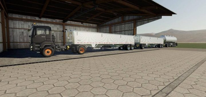 Мод прицеп Pacesetter BackAttacher v1.0 Farming Simulator 19