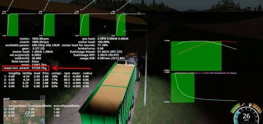 Мод Realistische Ladegewichte (Filltype mass Adjustment) v1.0 FS19