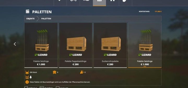 Мод Seedling pallet 200 v1.0 Farming Simulator 2019