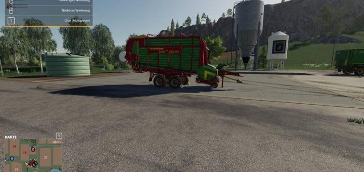 Мод прицеп Strautmann Zelon loader wagons v1.0 FS19