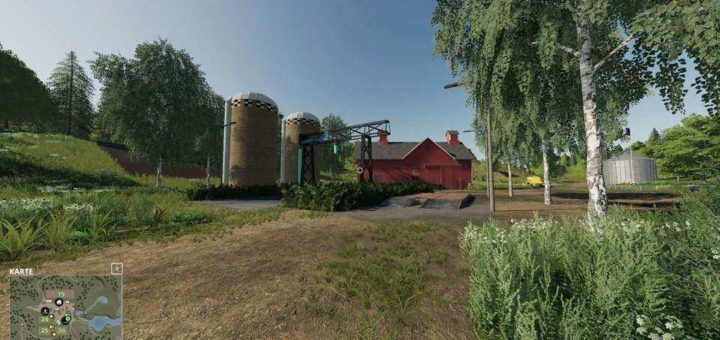 Мод Unloading Station with Deko 1.0 Farming Simulator 19
