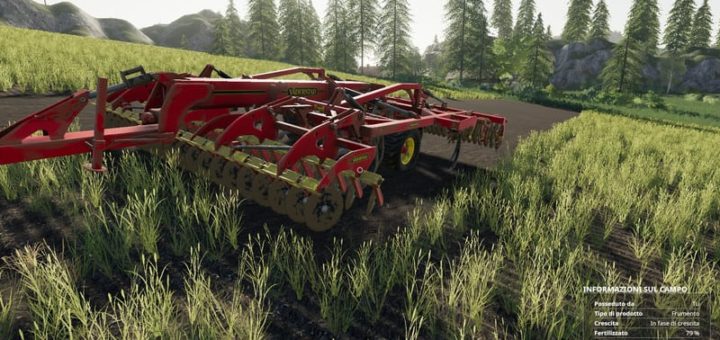Мод культиватор Vaderstad topdown 500 V 1.0 Farming Simulator 19