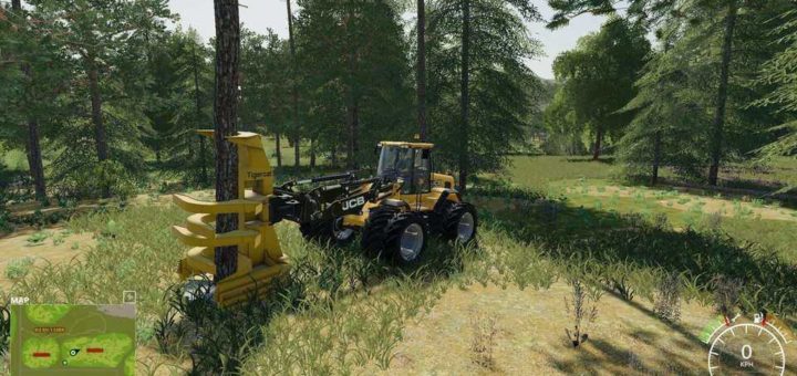 Мод Wheel loader feller buncher v1.0 Farming Simulator 19
