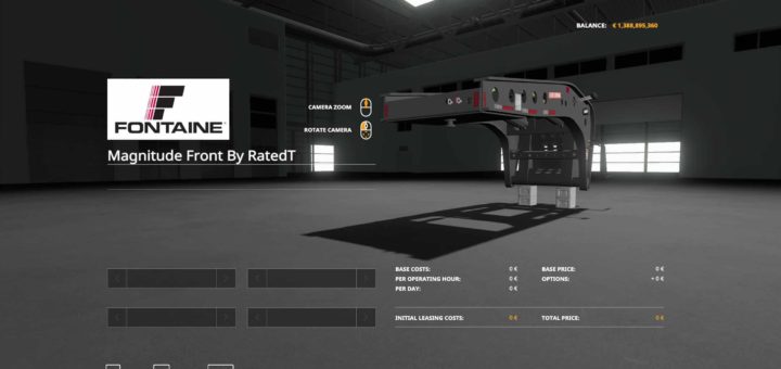 Мод прицеп Fontaine Magnitude v1.0 Farming Simulator 2019