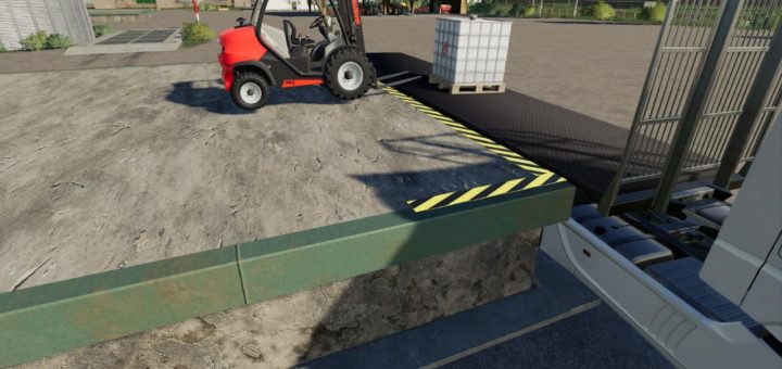 Мод HYDRAULIC LOADING RAMP V1.0 Farming Simulator 19