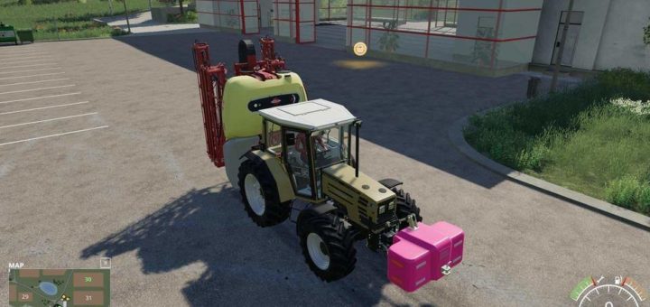 Мод опрыскиватель Hardi Mega 220 v1.0.0.0 Farming Simulator 19