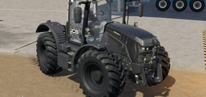 Мод трактор JCB 4220 BLACK EDITION V1.0.0.0 Farming Simulator 19