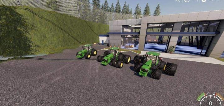 Мод трактор John Deere Series 8R VE v1.0 Farming Simulator 19