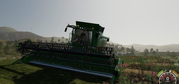 Мод комбайн JOHN DEERE T570 FAZENDA 3F V1.1.1 FS19