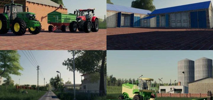 Мод карта JSTOPKOWO MAP V5.0 Farming Simulator 19
