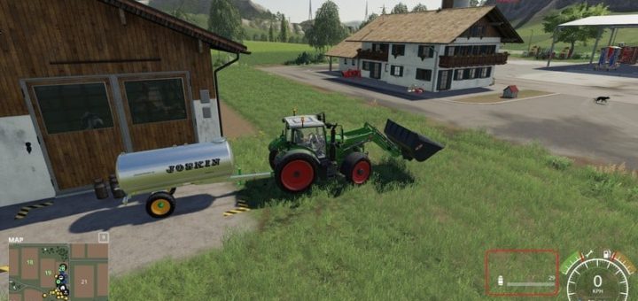 Мод бочка Joskin Aqua Trans 7300 + milk V 1 Farming Simulator 19