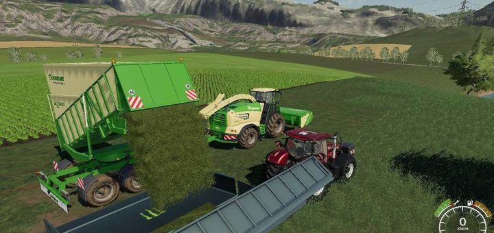 Мод прицеп KRONE CARGO V1.0.0.1 Farming Simulator 19