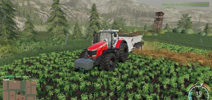 Мод прицеп KUHN SLC 141 V1.0.0.0 Farming Simulator 19