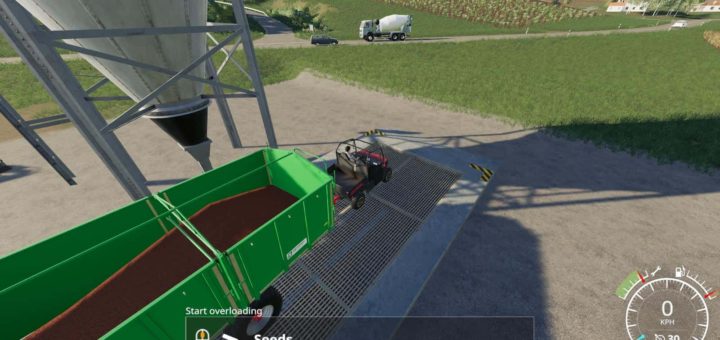 Мод FS19 Material Storage Silo V1.0 Farming Simulator 2019