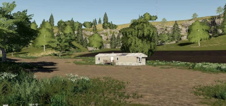 Мод дом Mobile Home Placeale v1.0 Farming Simulator 2019