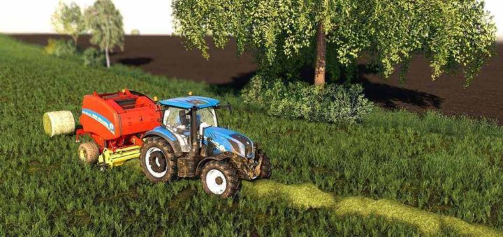 Мод NEW HOLLAND ROLLBELT 460 V1.0.0.0 Farming Simulator 19