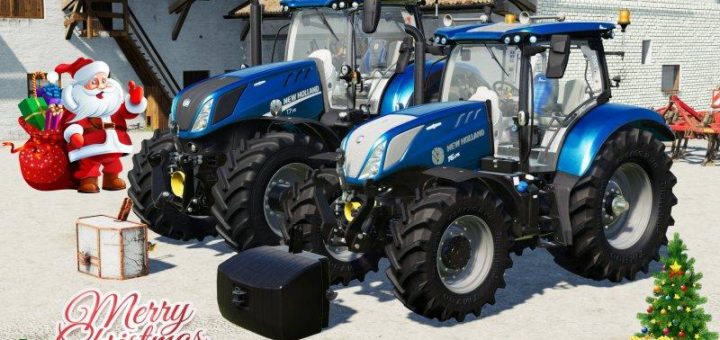 Мод трактор NEW HOLLAND T6 BLUE POWER V1.1.0.0 FS19