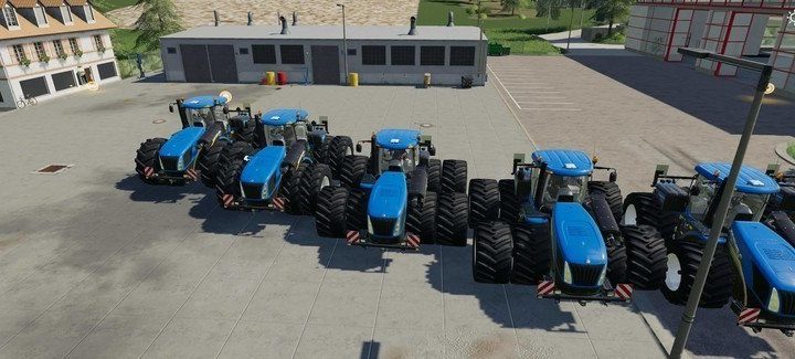 Мод трактор NEW HOLLAND T9.700 v1.2.0.0 Farming Simulator 19