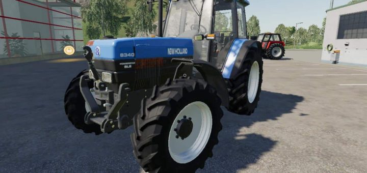 Мод трактор New Holland 8340 v1.0.0.0 Farming Simulator 19