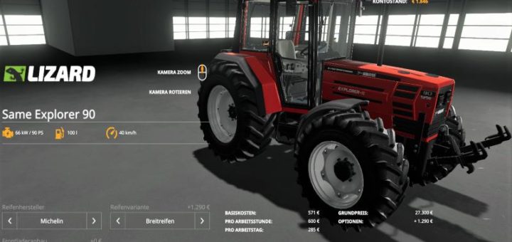 Мод FBM TEAM SAME EXPLORER-II 90 TURBO V1.0.0.0 FS19