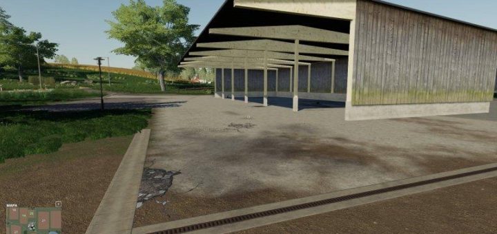 Мод навес Shelter v1.0.0.0 Farming Simulator 19