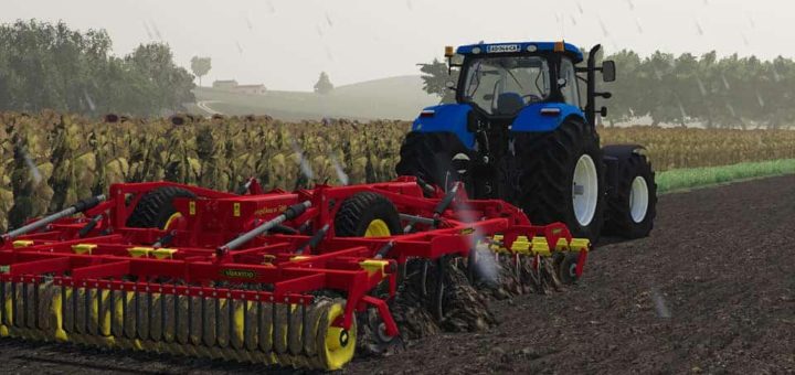 Мод культиватор VAEDERSTAD TOP DOWN 500 V1.0.0.0 FS19