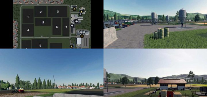 Мод карта VALLEY BY DAWIIID0O7 Farming Simulator 2019
