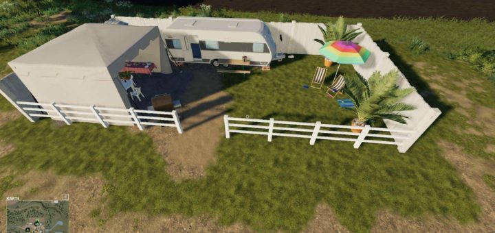 Мод Wohnwagen v1.0.0.0 Farming Simulator 2019