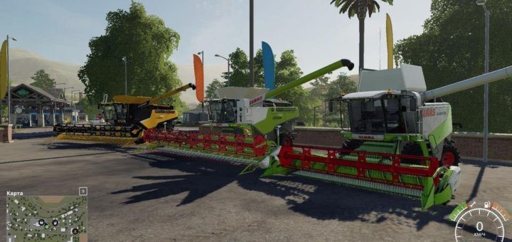 Мод ПАК CLAAS PACK BY JBK V1.0 Farming Simulator 19