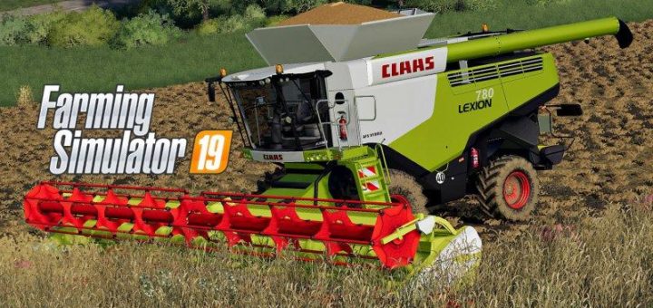 Мод комбайн CLAAS LEXION 780 V1.0.0.0 Farming Simulator 19